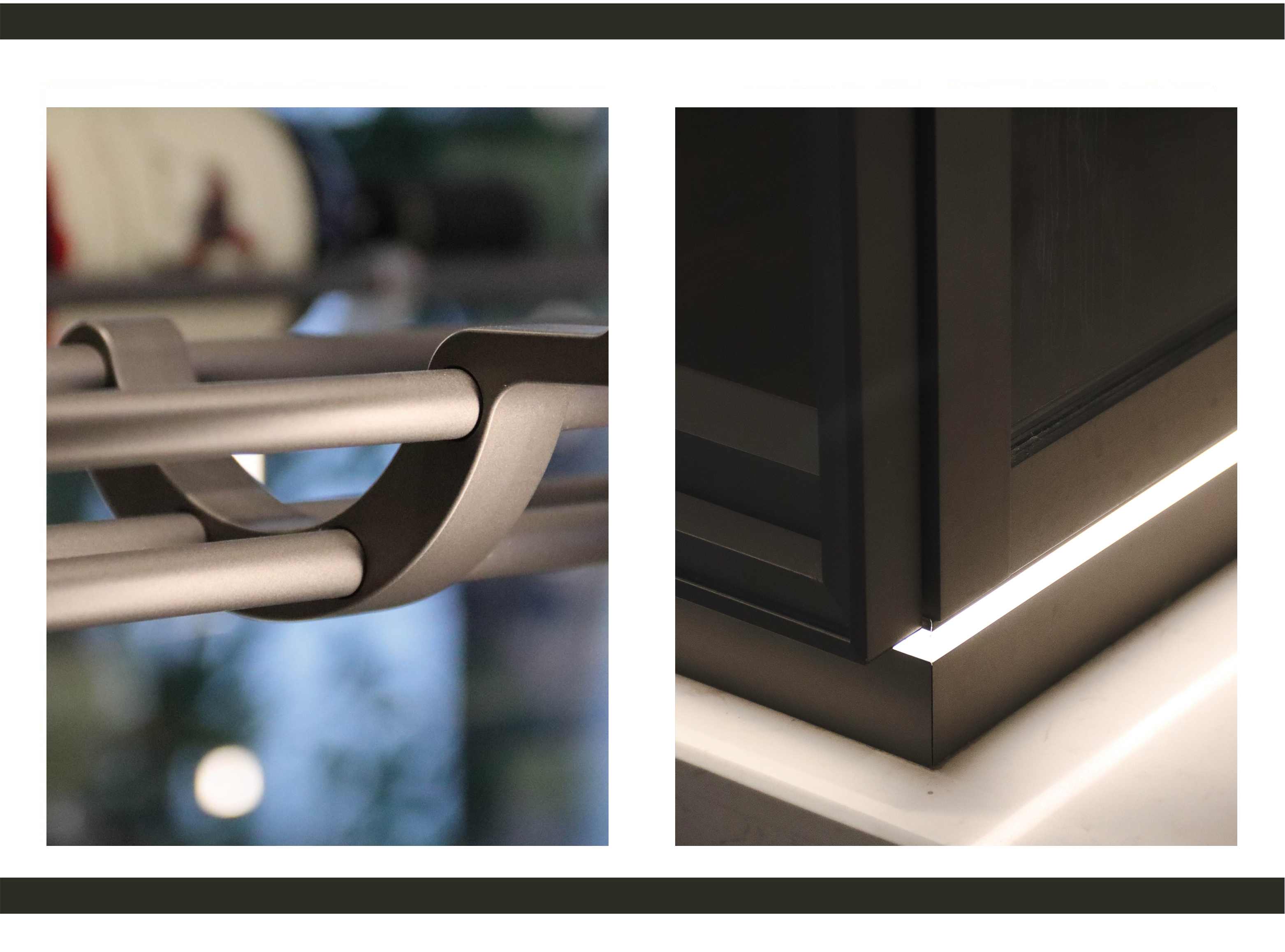 Invisible glass wine cabinet Modern customizable home