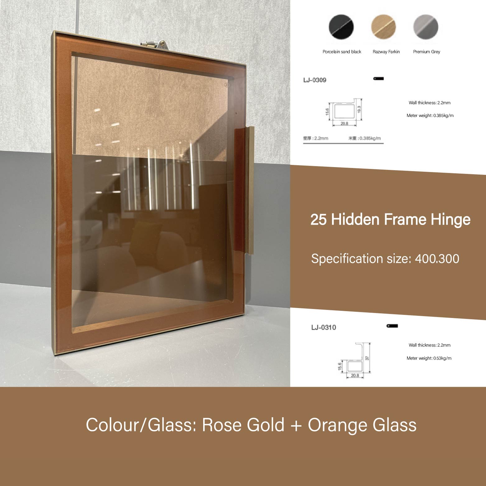 Customizable aluminum profile glass frame wardrobe hinges hide aluminum glass door cabinet design