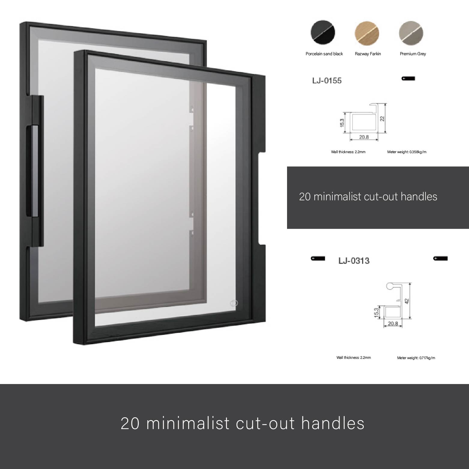 Customizable aluminum profile glass frame wardrobe hinges hide aluminum glass door cabinet design