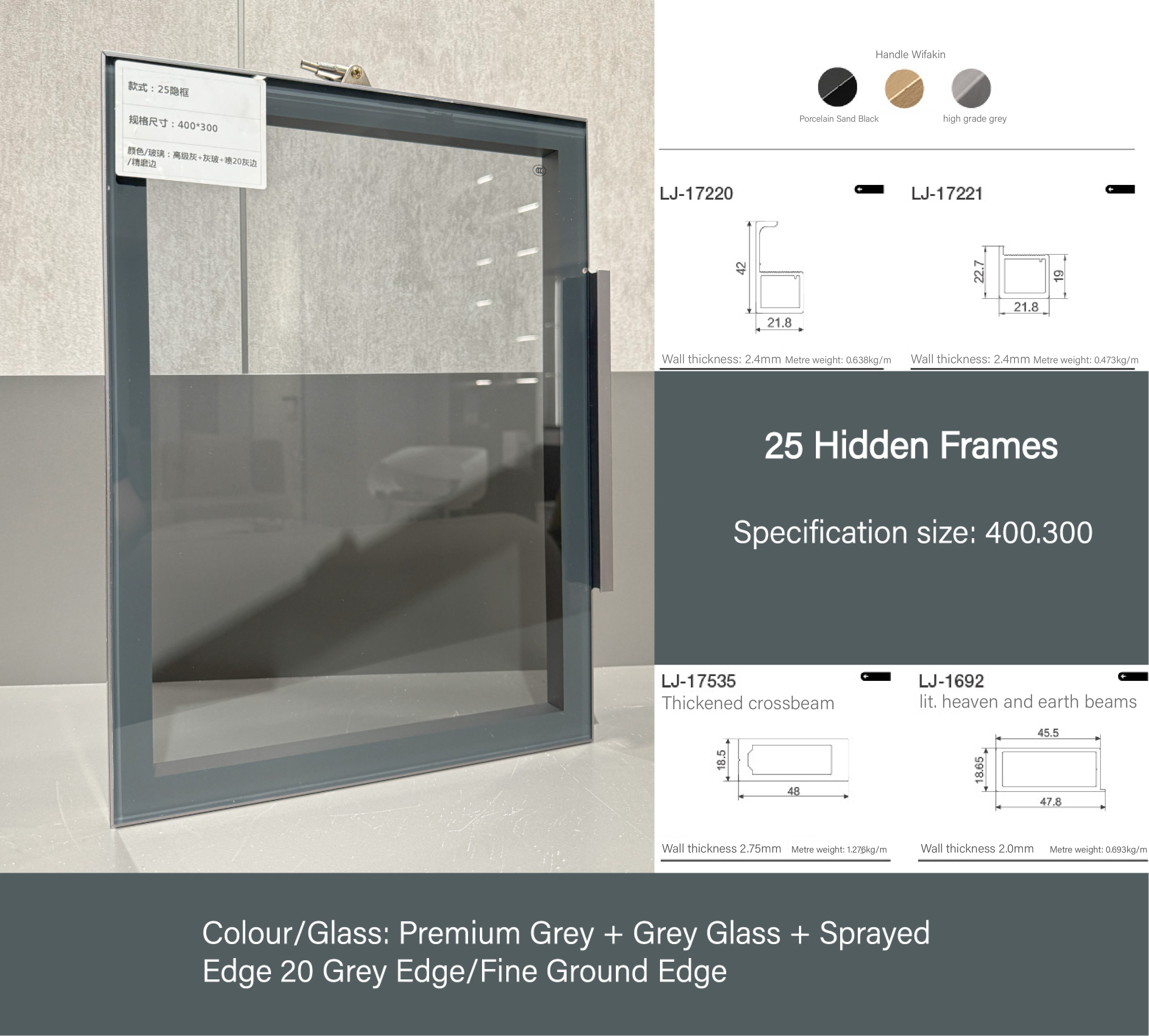 Cabinet doors Wardrobe Glass sliding door frame profiles Aluminum extruded profiles for glass doors and Windows